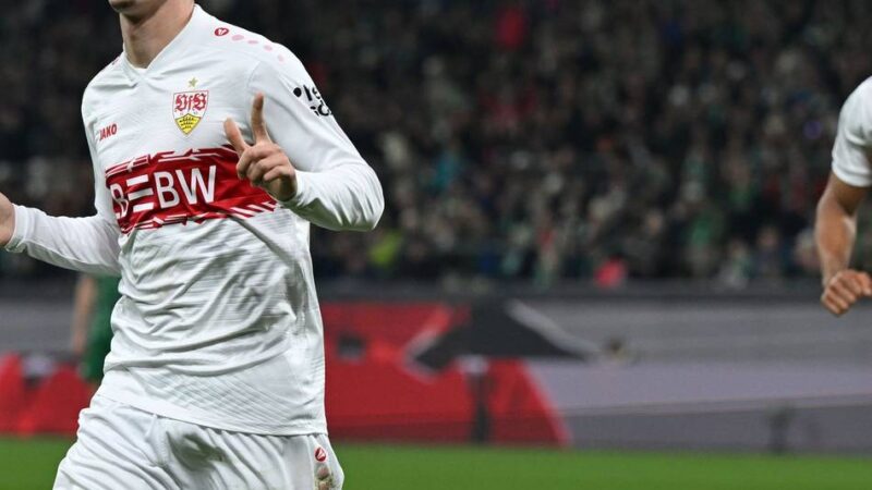4:0 in Bremen: Stuttgart auch in der Liga wieder auf Kurs