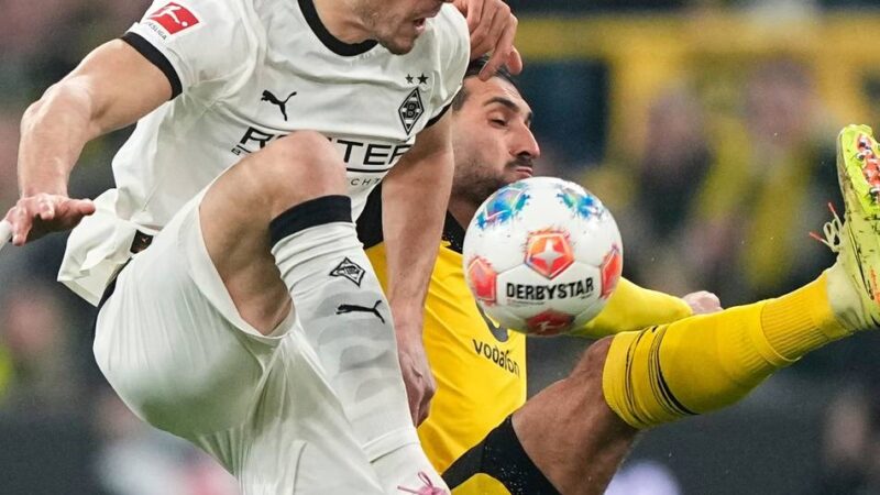 Hitziges Borussen-Duell: Gladbach lässt den BVB zittern, verliert aber 0:2