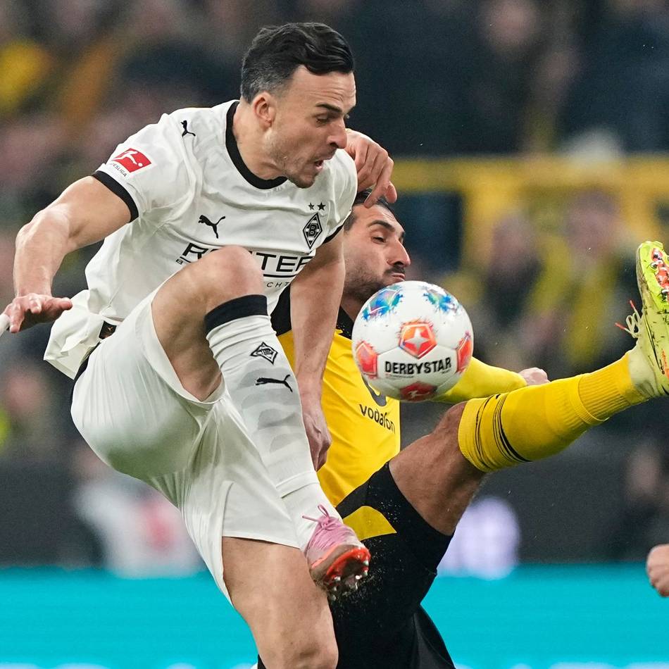 Hitziges Borussen-Duell: Gladbach lässt den BVB zittern, verliert aber 0:2