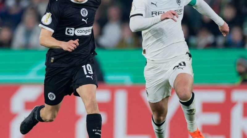 Aufwärtstrend gestoppt: Gladbach scheitert an St. Pauli im DFB-Pokal