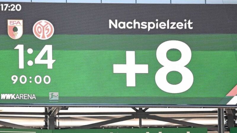 DFL verkündet: Nachspielzeit wird ab 2026 angezeigt
