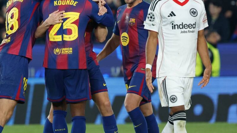 Königsklassen-Aus droht: Eintracht Frankfurt unterliegt trotz Führung in Barcelona