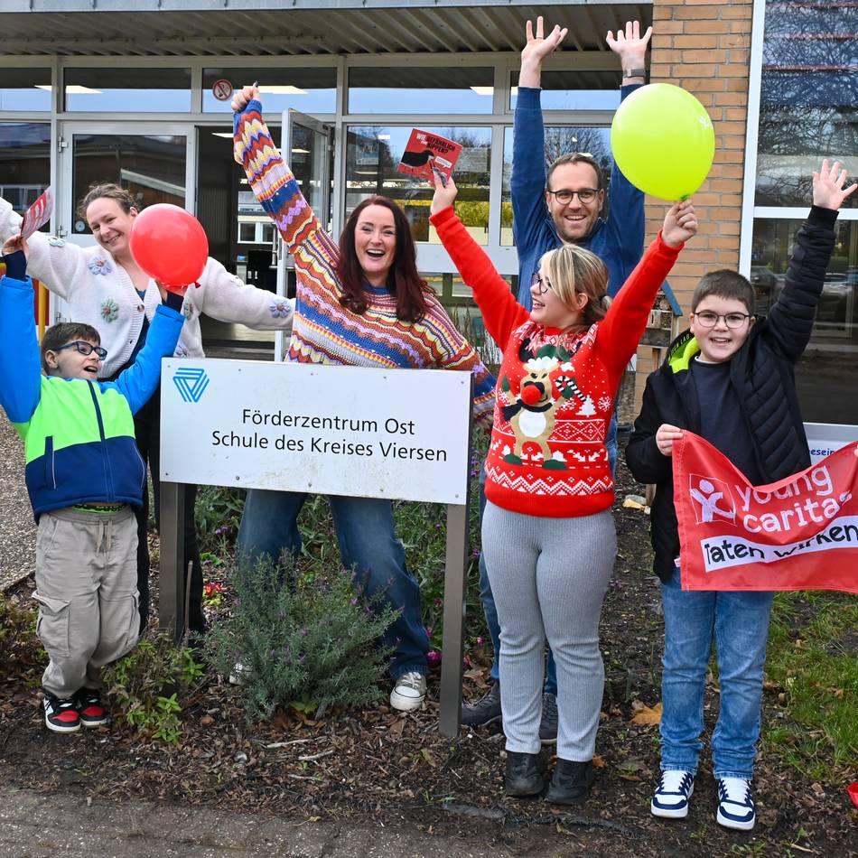 Aktion im Kreis Viersen: Youngcaritas belohnt fleißige Kippensammler