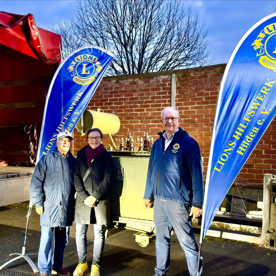 Großspende für Ukraine: Transformator aus Hilden liefert Strom für Abwehr-Krieg