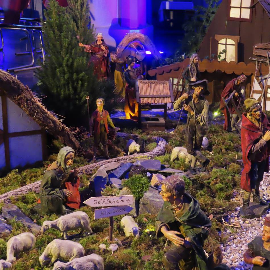 Auf dem Weg nach Bethlehem: Liebevolle Details in Hinsbecker Krippe