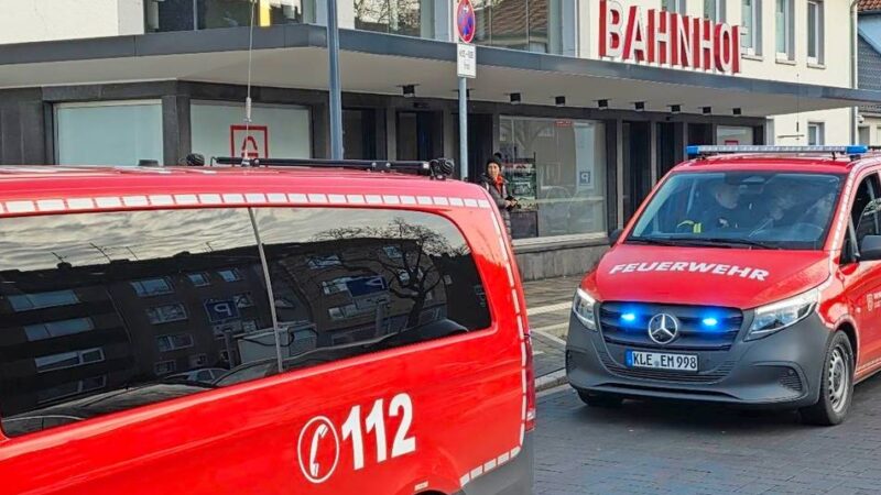 Am Bahnhof Emmerich: Austretendes Kerosin bremst Bahnverkehr aus