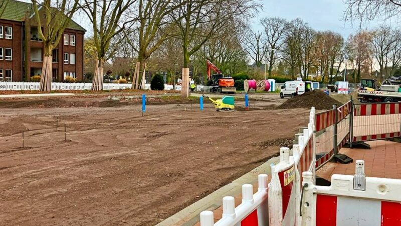 Baustellen in Rees: Busbahnhof wohl erst im März fertig