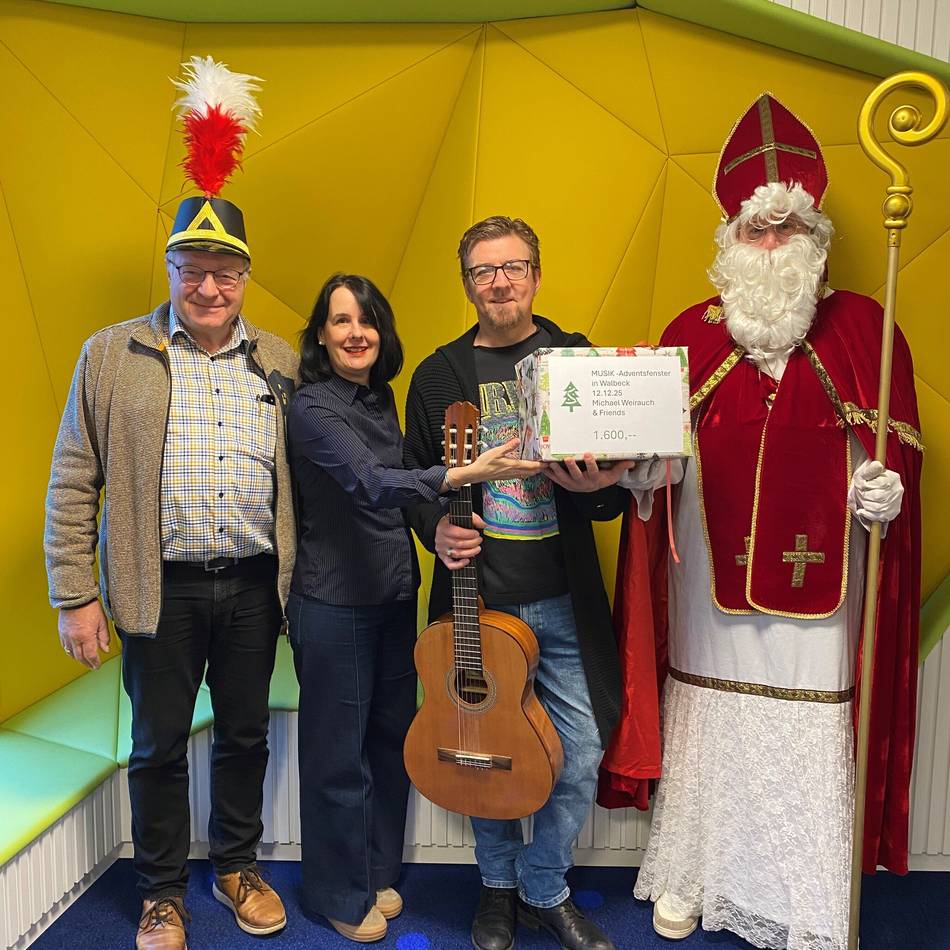 Neues aus Walbeck: Spenden gesammelt für Musikprojekt