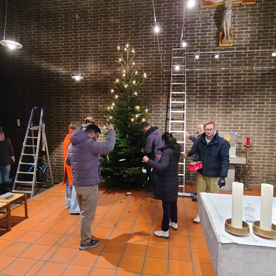 St. Johannes in Lintorf: Vorbereitung auf Weihnachten läuft auf vollen Touren