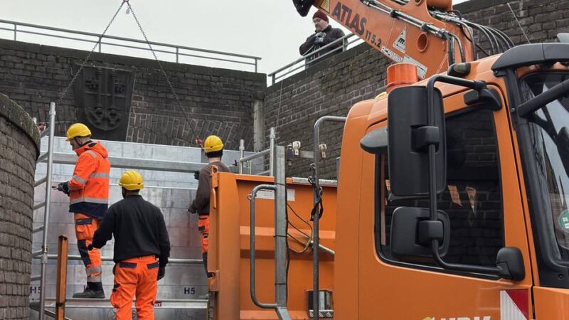 Hochwassergefahr in Krefeld: Uerdinger Rheintor jetzt geschlossen