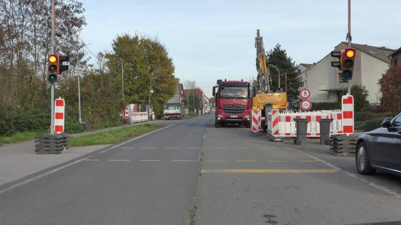 Baustelle im Rheinberger Süden: Reitweg wird ab Samstag bis zum 11. Januar freigegeben