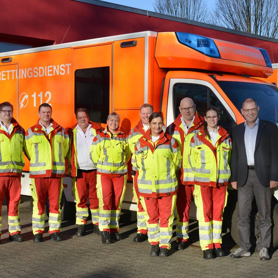 Traditioneller Besuch: Landrat besucht Rettungsdienst in Kleve an Weihnachten