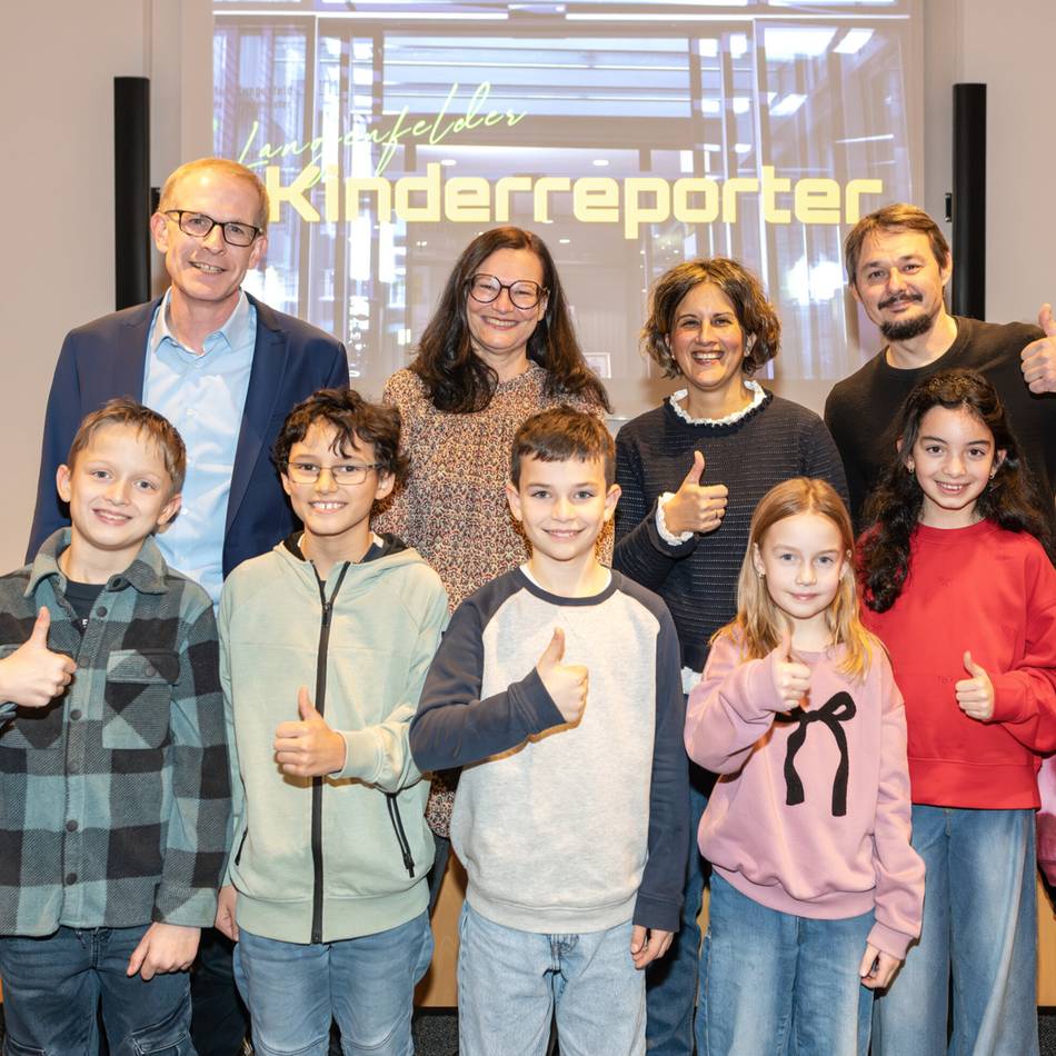 Film auf Youtube-Kanal der Stadt: Kinderreporter drehen Film im Langenfelder Rathaus