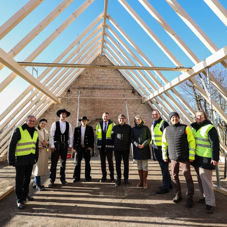 Richtfest im Hammfeldhof der Laga Neuss: „Wir zeigen vielen Neussern, was sie noch nie gesehen haben“