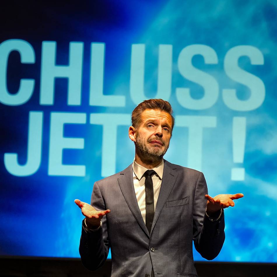 Florian Schroeder in Monheim: „Mit Leuten wie mir werden wir dieses Land nicht retten“