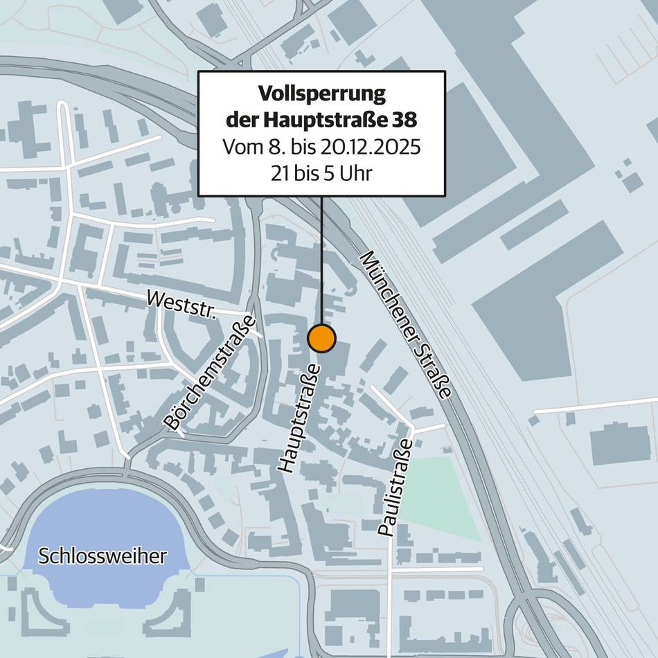 Baustelle bis Weihnachten: Kanalarbeiten in der Fußgängerzone in Benrath