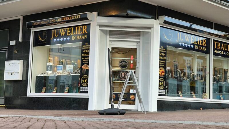 Juwelier in Haan: Nach neun Einbrüchen – „Aufgeben kommt für uns nicht infrage“