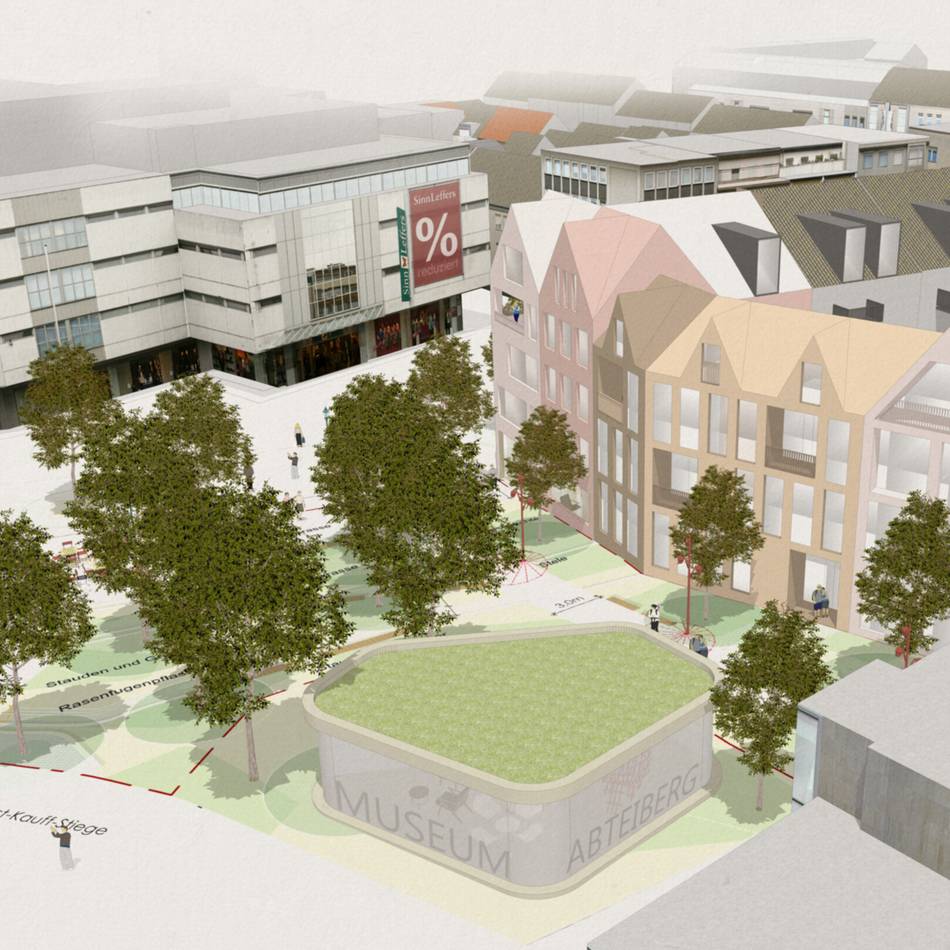 Wohngebiet in Mönchengladbach: Vom Durchstich zum „Museumsquartier“ mit Pavillon