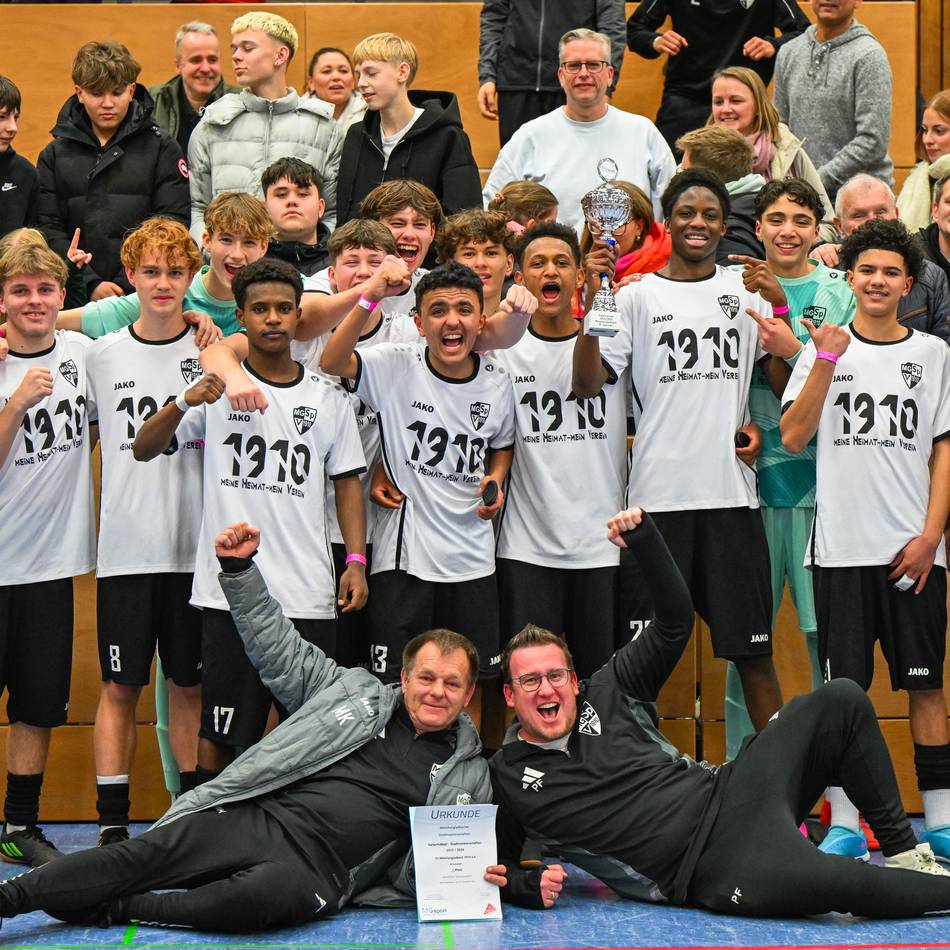 Gladbacher Hallenstadtmeisterschaft: SV Lürrip verteidigt Titel bei den B-Junioren