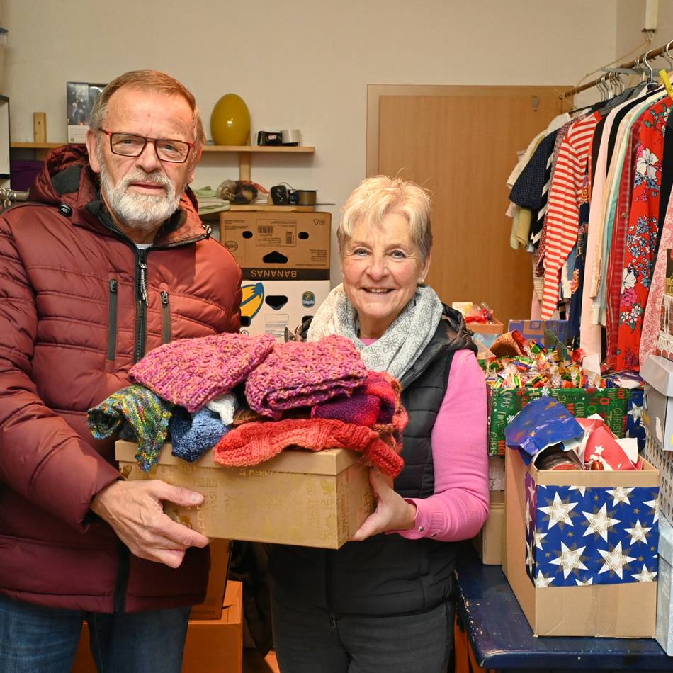 Hilfsaktion in Hückeswagen: Päckchen für Bedürftige der Islandtafel