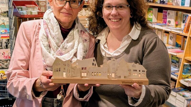 Einzelhandel in Wermelskirchen: Wermelskirchener Skyline als Panorama-Teelicht