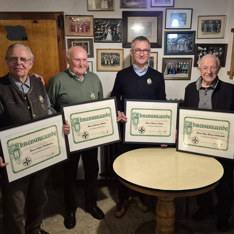 Hüskes Krone Schmalbroich: Ehrenmitglied vermacht Bruderschaft das Vereinsheim