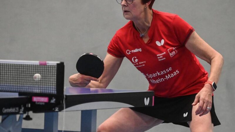Westdeutsche Senioren-Meisterschaft: Maria Beltermann absolviert einen Tischtennis-Marathon