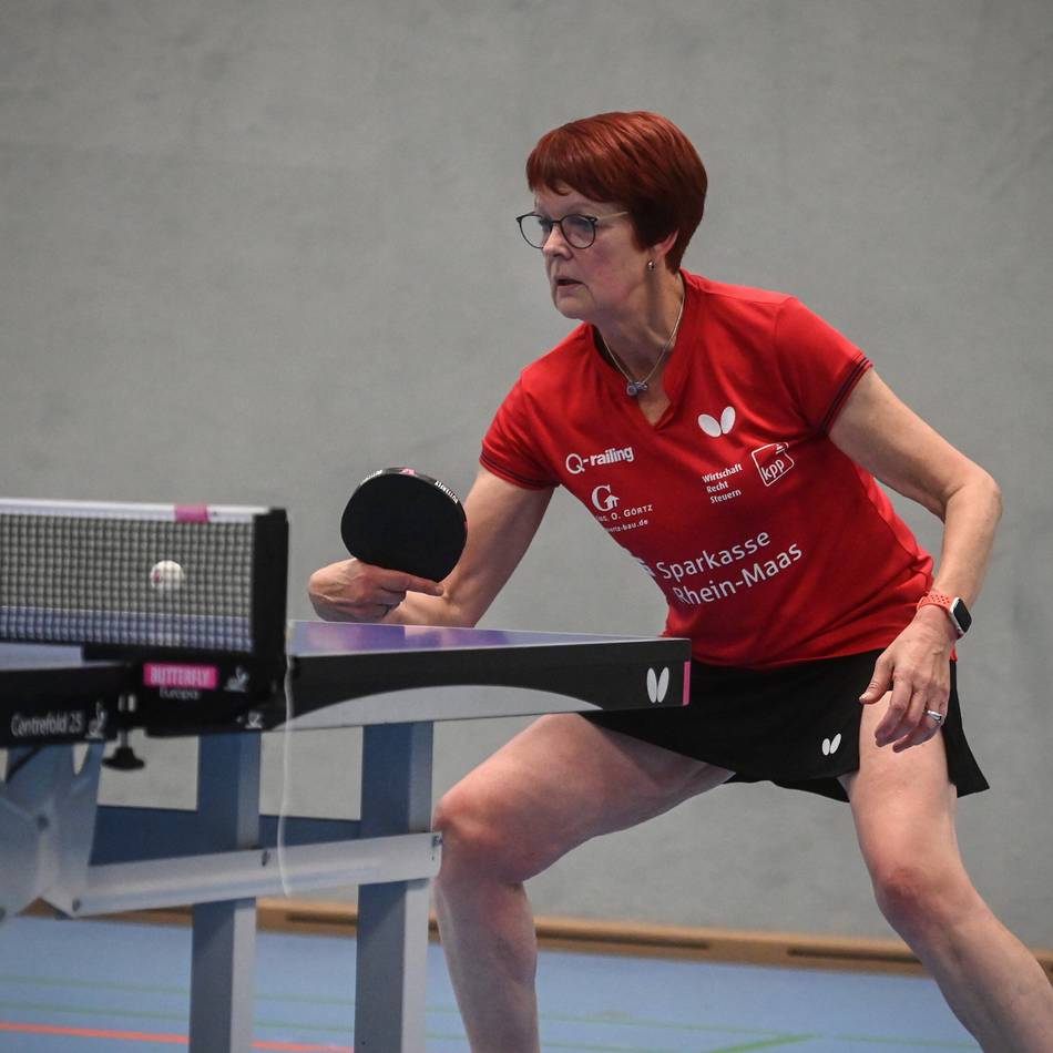 Westdeutsche Senioren-Meisterschaft: Maria Beltermann absolviert einen Tischtennis-Marathon