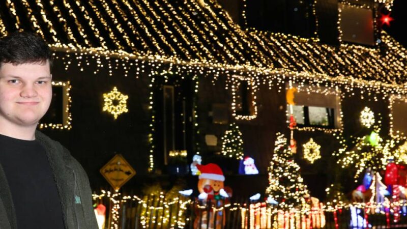 Halloween-Haus-Macher knippst Weihnachtsfreude an: Von der Dunkelheit ins Licht