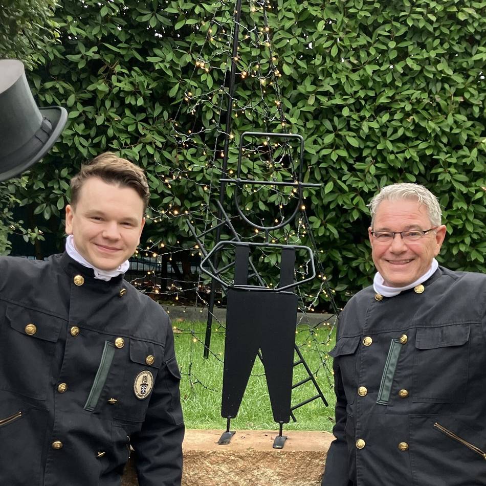 Vater und Sohn sind Schornsteinfeger in Neuss : „Wir haben schon einen geilen Job“