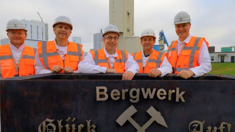 Besuch im Salzbergwerk: K+S plant weitere Investitionen in Borth