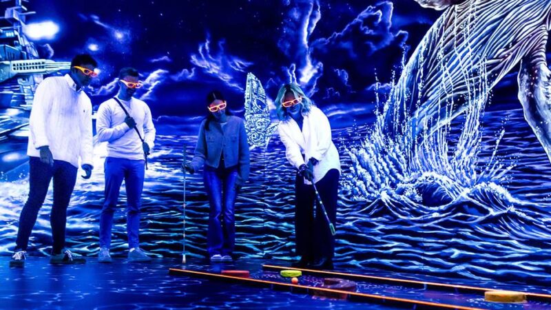 Neues Zentrum für Fast Food: Im Food Village in Duiven entsteht eine Schwarzlicht-Minigolfanlage