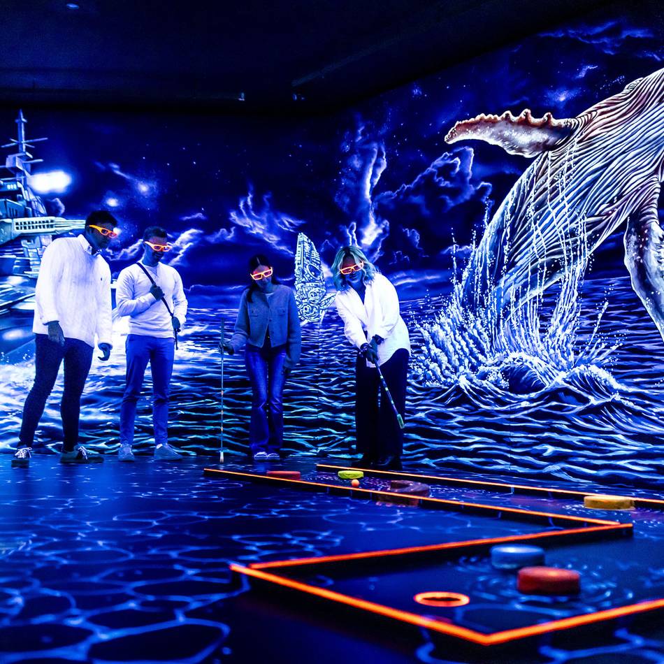 Neues Zentrum für Fast Food: Im Food Village in Duiven entsteht eine Schwarzlicht-Minigolfanlage