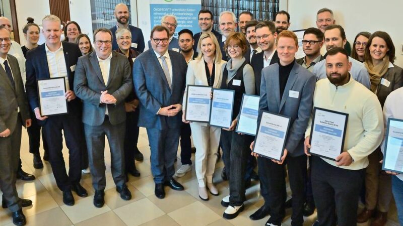 Projekjahr Ökoprofit in Krefeld ist abgeschlossen: „Klimaschutz ist kein Lippenbekenntnis“