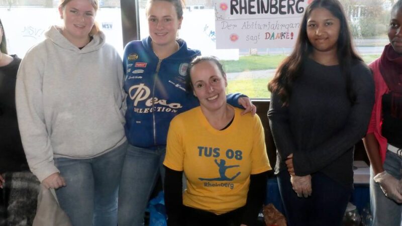 Vereinsmeisterschaften in Rheinberg: Abiturienten der Europaschule organisieren Cafeteria beim TuS 08