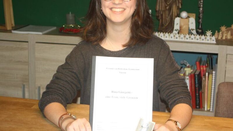 Geschichtswettbewerb des Bundespräsidenten: Schülerin prämiert für Arbeit über ihre Uroma