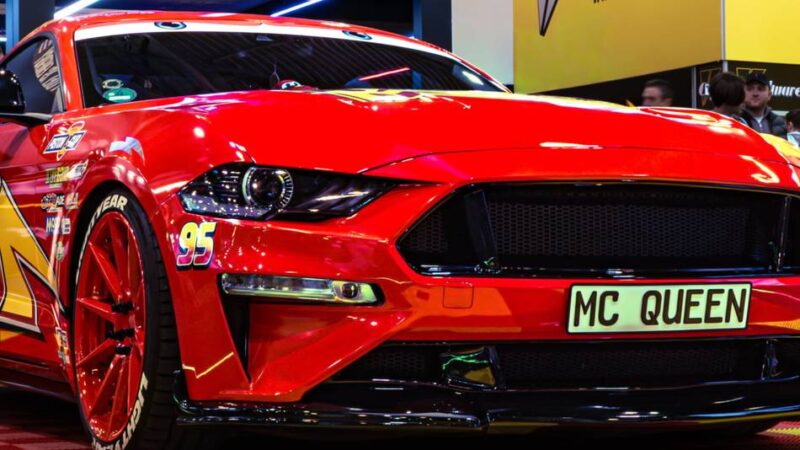 Mustang aus Kalkar: „Lightning McQueen“ begeistert auf der Essen Motor Show