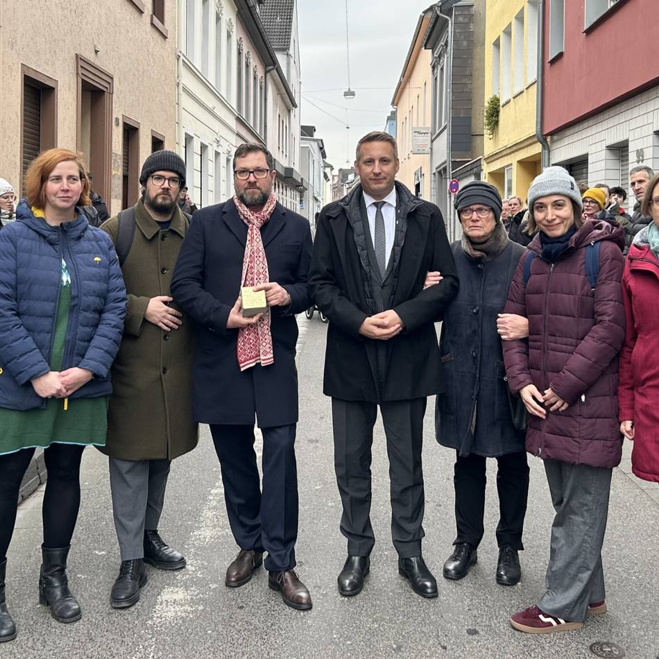 Europaweit erster Stein in Krefeld: Ein Stolperstein für eine Zwangsprostituierte