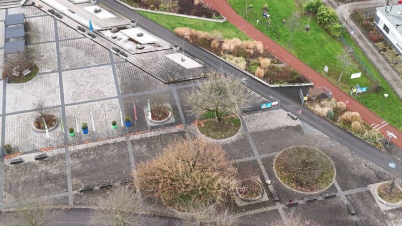 Entsiegelung in Leverkusen: Der Neulandpark wird noch ein bisschen grüner