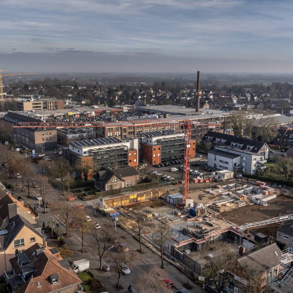 Stillstand auf Kleves größter Baustelle: Was hinter dem Baustopp auf altem AOK-Gelände steckt