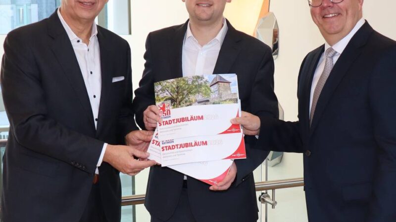 Stadtjubiläum Ratingen: Sparkasse wird Hauptsponsor