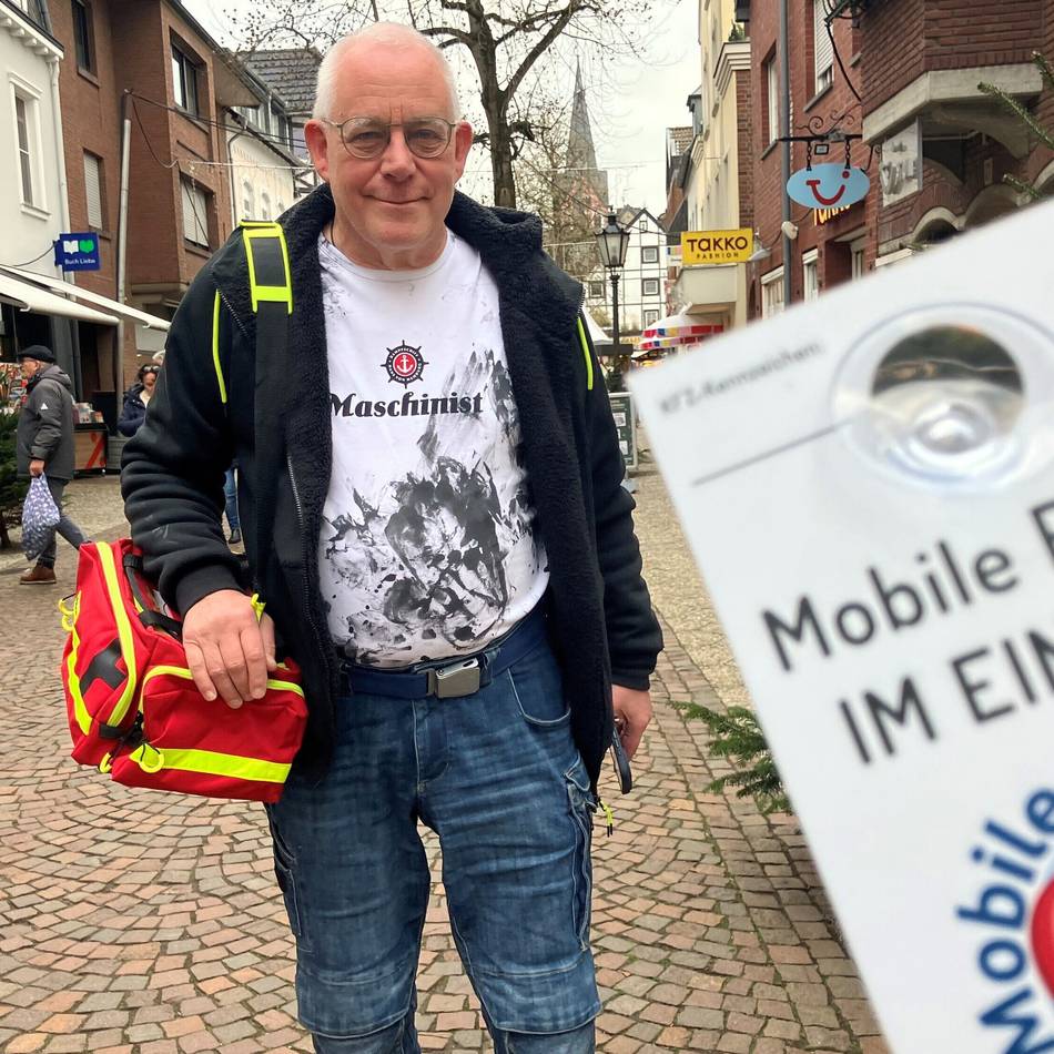 Mobiler Retter aus Anrath: „Man arbeitet mit Menschenleben“