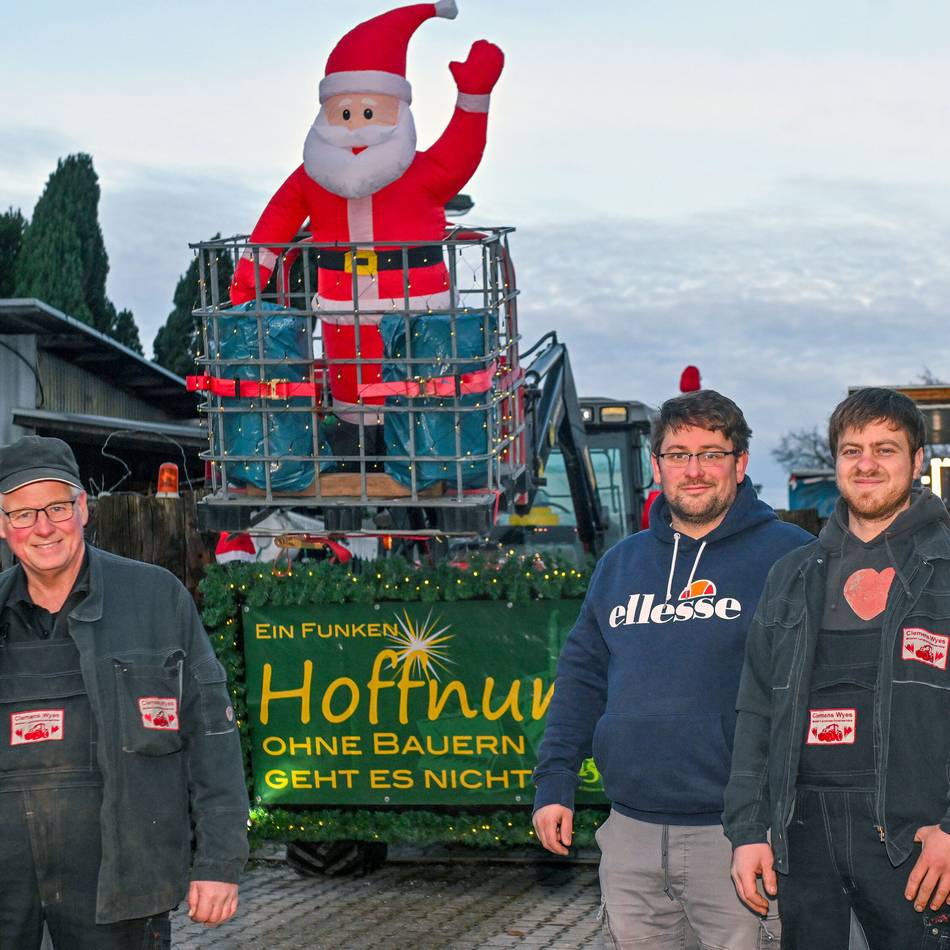 Landwirte aus dem Kreis Viersen: Rekordbeteiligung bei der Lichterfahrt