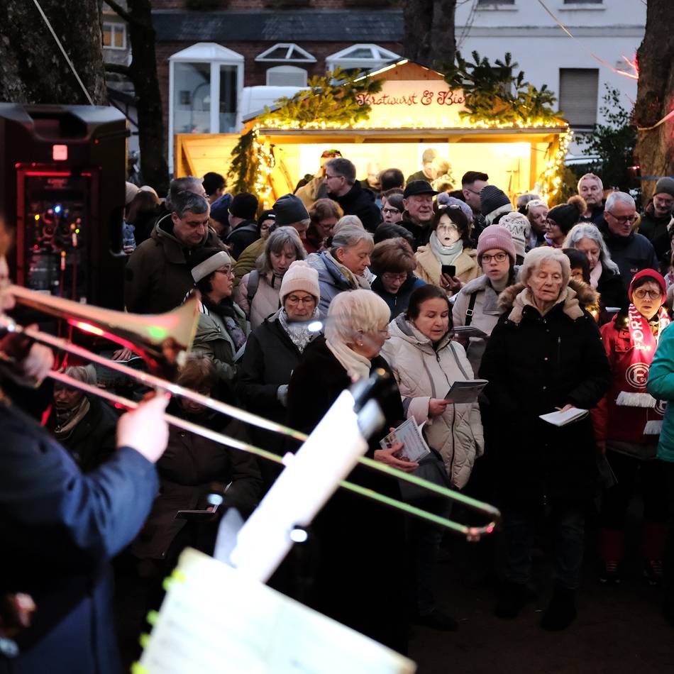 Weihnachtssingen der Lampisten: Ein Gefühl von Weihnachten auf der Drupnas