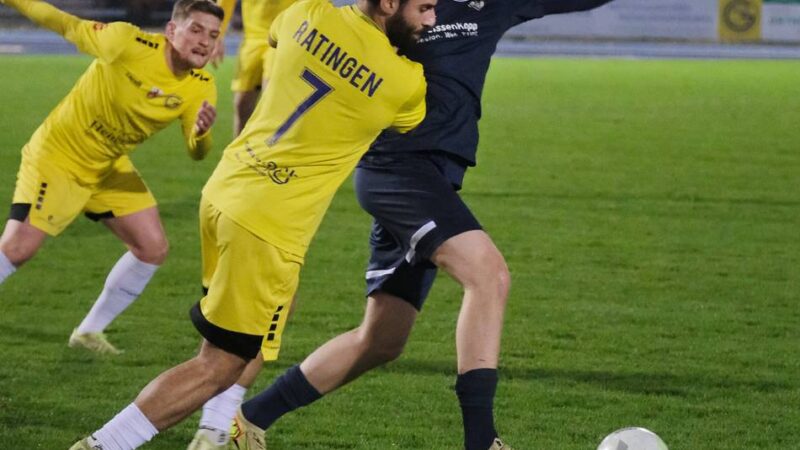 Aufregende Schlussphase: Ratingen 04/19 rettet gegen 1. FC Monheim einen Punkt