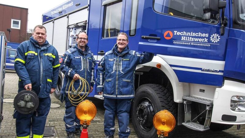 Ortsverband Grevenbroich: Mehr Helfer, neues Großfahrzeug – Aufschwung für das THW
