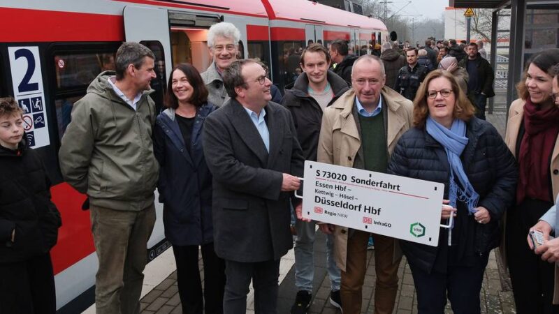 Nahverkehr in Ratingen: Endlich! Die S 6 fährt ab 14. Dezember wieder