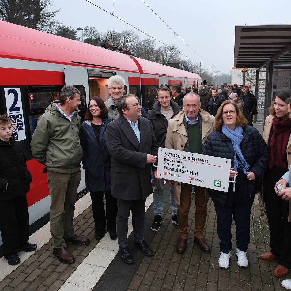 Nahverkehr in Ratingen: Endlich! Die S 6 fährt ab 14. Dezember wieder