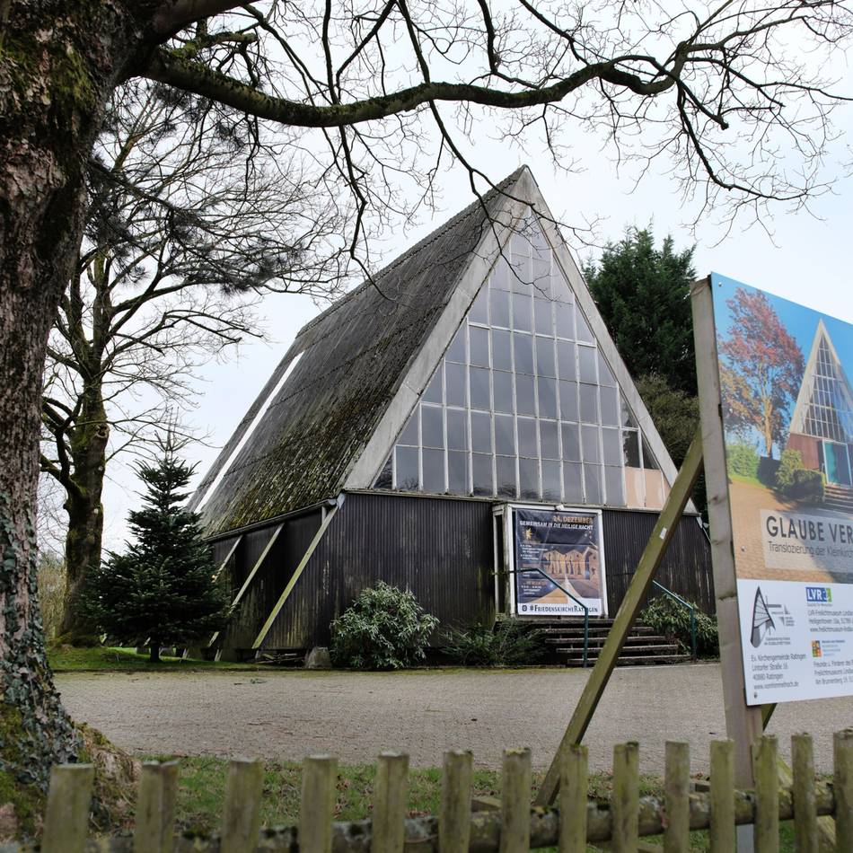 Evangelische Kirche in Eggerscheidt: NRW-Stiftung fördert Umzug der Notkirche