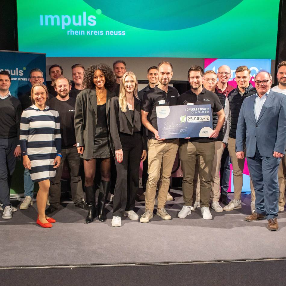 Pitch auf dem Startup-Markt in Neuss: Dieses Unternehmen erhält 25.000 Euro vom Kreis